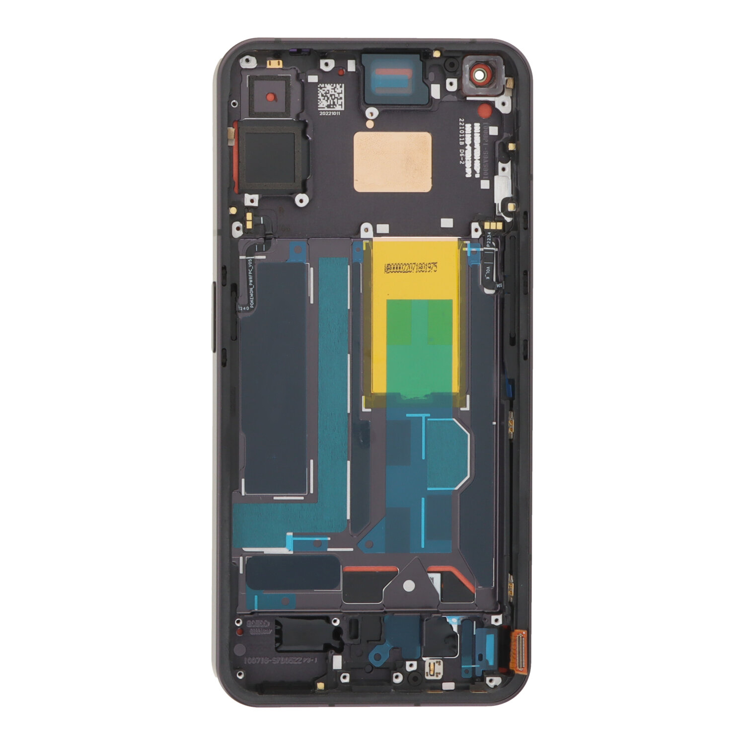 Screen Replacement With Frame for Nothing Phone Black Premium(Third Party Glued)
