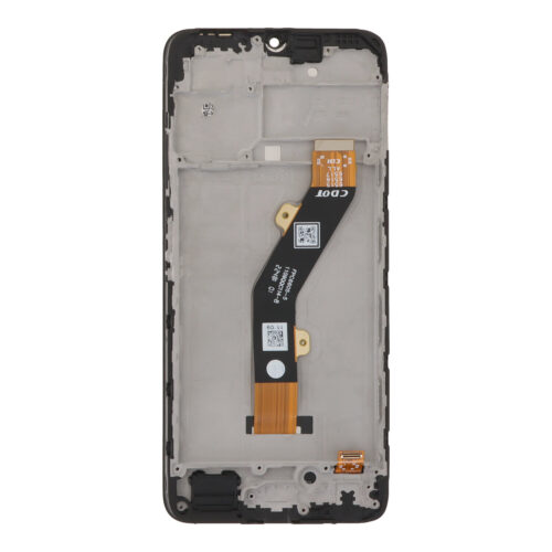 Screen Replacement With Frame for Infinix Hot 30i Black Premium(Third Party Glued)