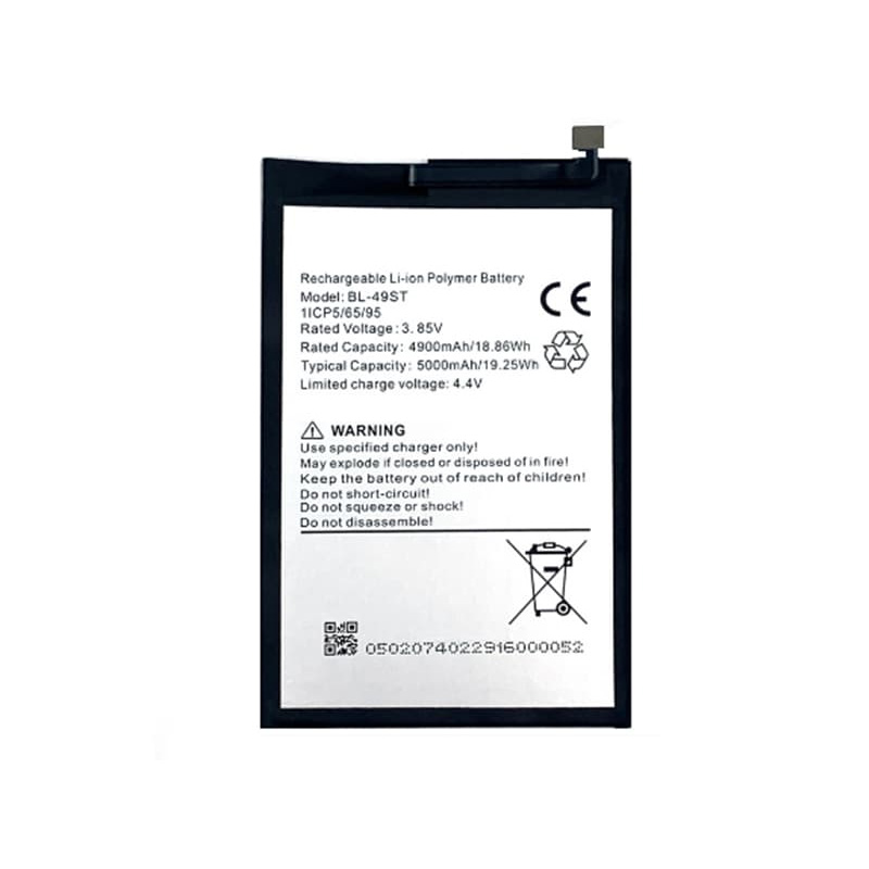 BL-49ST 5000mAh Battery + Battery Adhesive for Tecno Spark 10/Spark 10C OEM