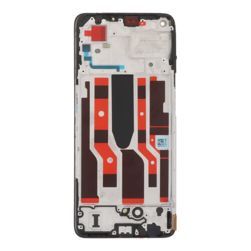 Screen Replacement With Frame for Oppo Reno7 Z 5G/Reno7 Lite 5G CPH2343 Black Premium(Third Party Glued)