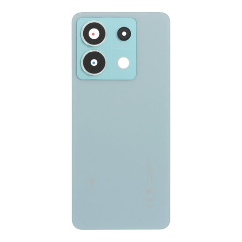Battery Door + Battery Door Adhesive + Back Camera Lens and Bezel for Xiaomi Redmi Note 13 Pro 5G Ocean Green OEM