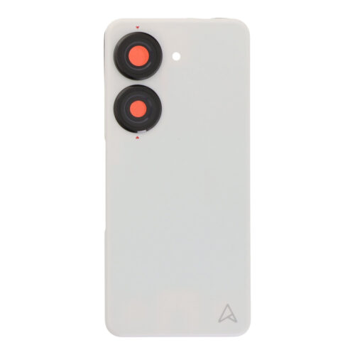 Battery Door + Battery Door Adhesive + Back Camera Lens and Bezel for Asus Zenfone 10 Comet White Premium