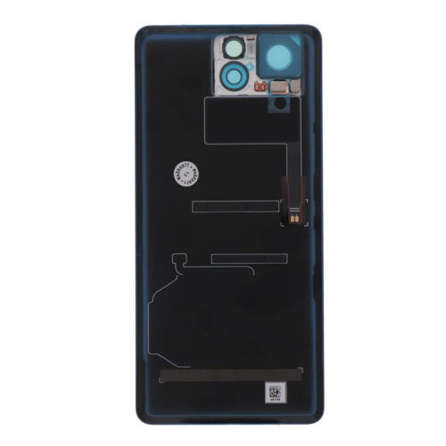 Battery Door + Battery Door Adhesive + Back Camera Lens and Bezel for Asus Zenfone 11 Ultra Gray Premium