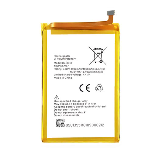 BL-39iX 4000mAh Battery + Battery Adhesive for Infinix Note 6 X610 OEM without Logo