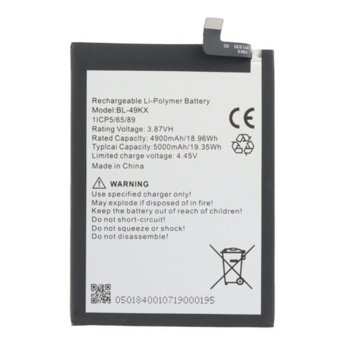 BL-49JX 5000mAh Battery + Battery Adhesive for Infinix Note 10 Pro X695/Note 11 Pro/Hot 30/Hot 40 Pro/Zero 5G/Hot 40 OEM without Logo