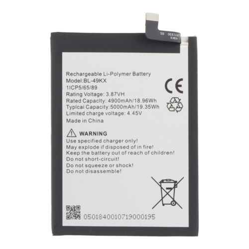 BL-49KX 5000mAh Battery + Battery Adhesive for Infinix Note 11/Note 12 G96/Note 12/Note 12 5G/Note 12 (2023)/Note 12 Pro 5G OEM without Logo
