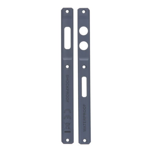 Left and Right Side Rails for Oukitel WP35 5G Gray Premium 2pcs in one set
