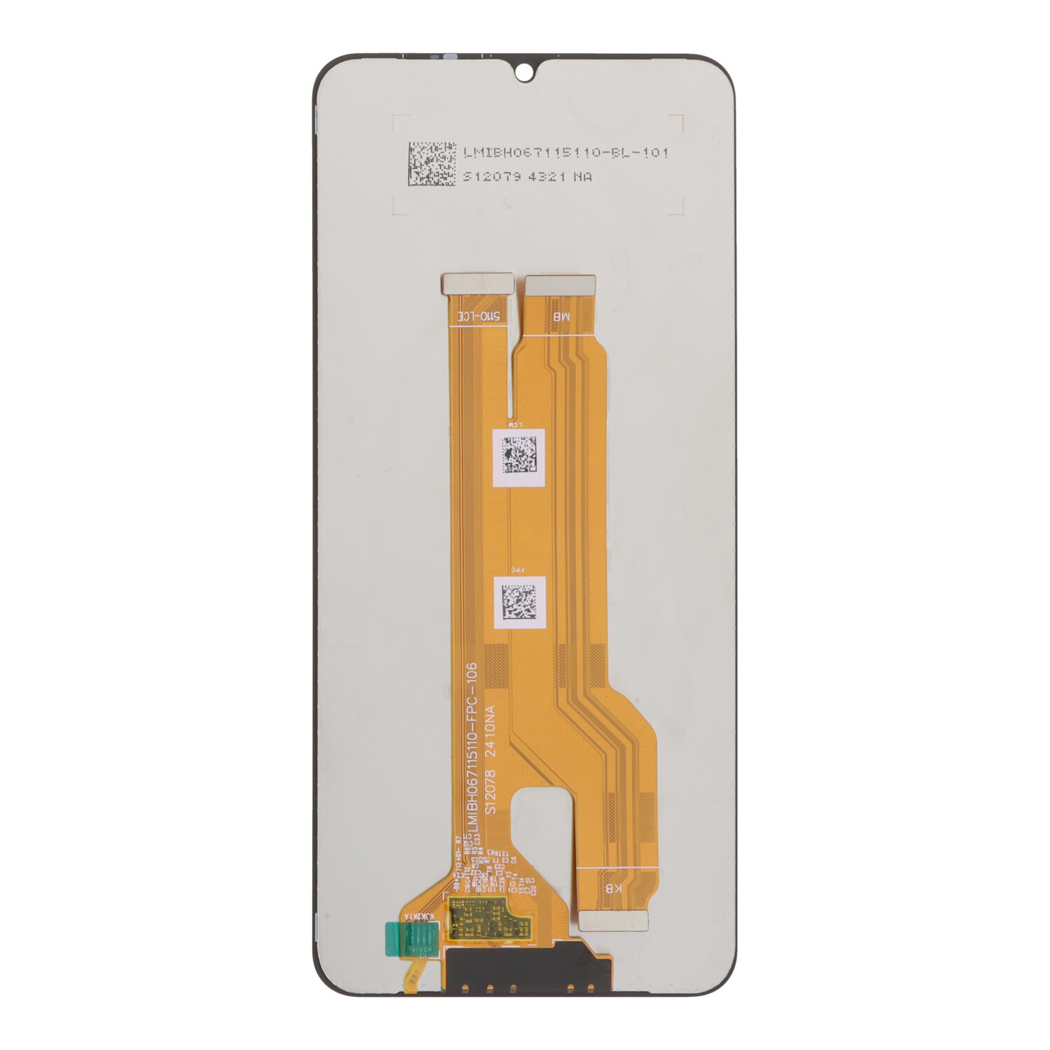 Screen Replacement for Realme C61 Black Premium