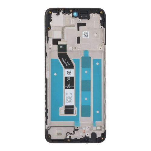 Screen Replacement With Frame for Motorola Moto G Power 2024 Black OEM