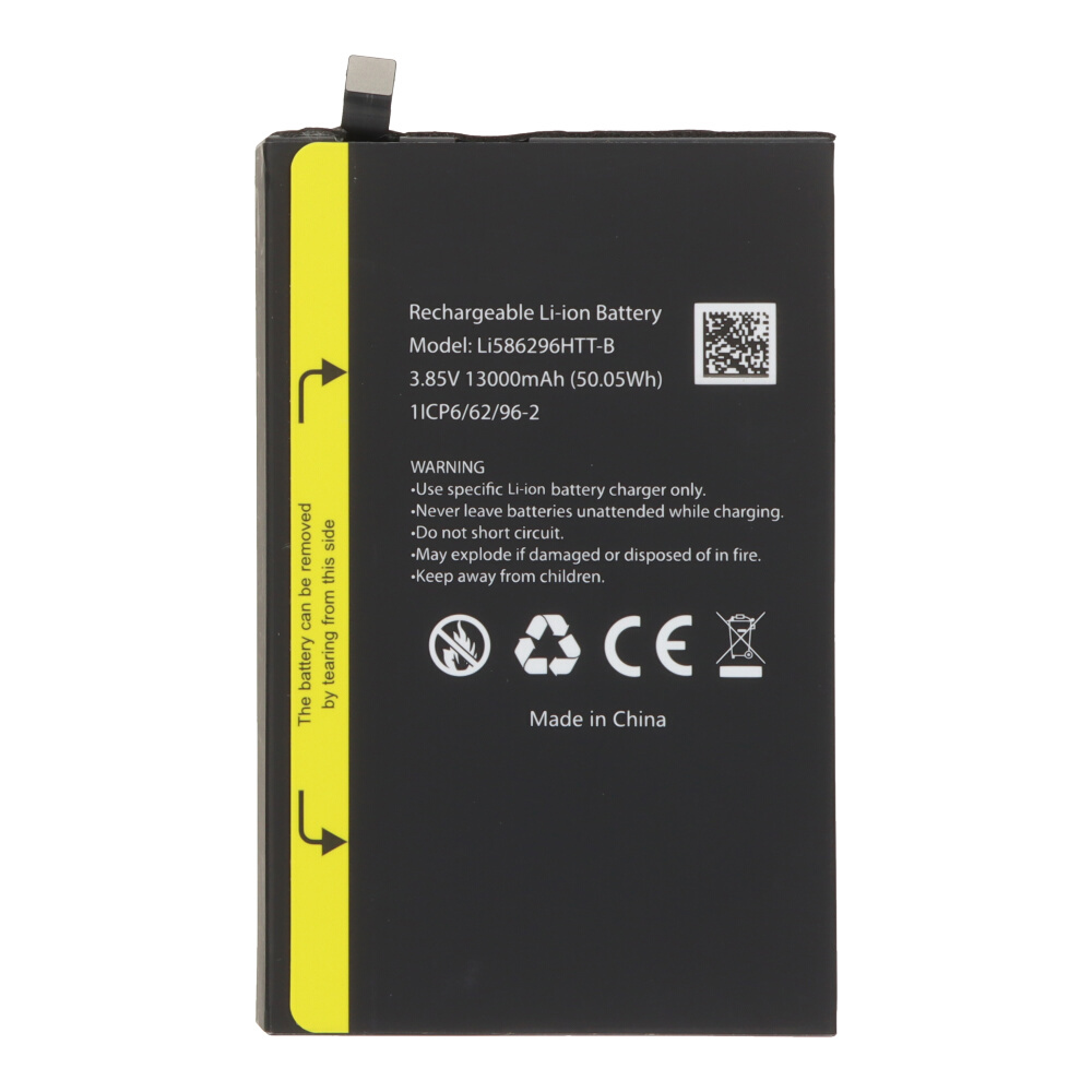 Li586296HTT-B 13000mAh Battery + Battery Adhesive for BlackView BV6200 Pro Premium