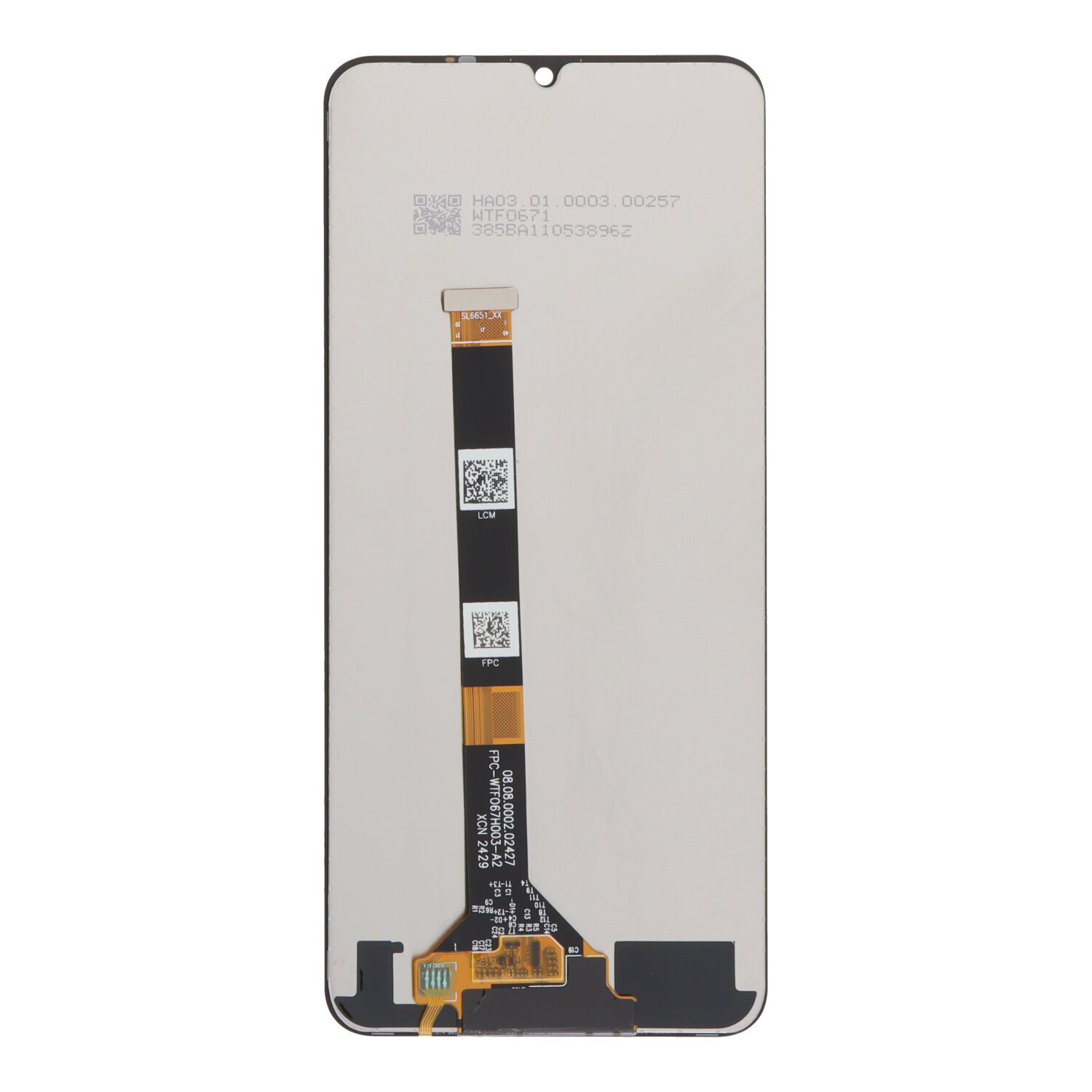 Screen Replacement for Realme C51 Black OEM