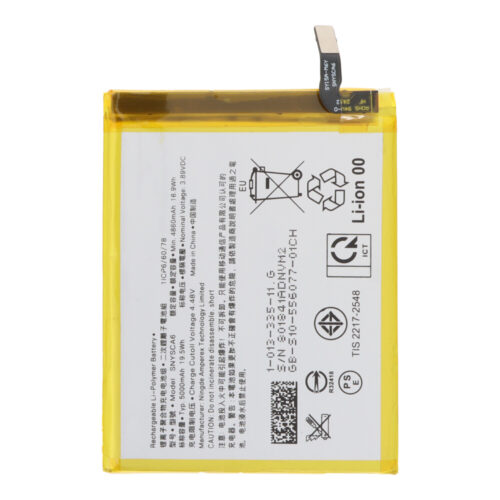 SNYSCA6 5000mAh Battery + Battery Adhesive for Sony Xperia 1 IV/10 IV/5 IV/10 V/5 V Premium