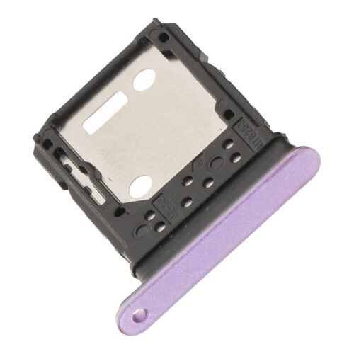 SIM Card Tray for Vivo V40 SE Dual Card Version Leather Purple Premium
