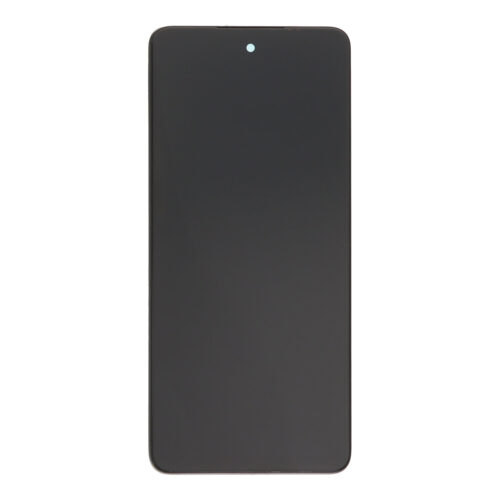 Screen Replacement With Frame for Motorola Moto G04 Black OEM
