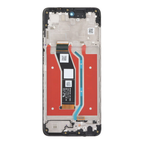 Screen Replacement With Frame for Motorola Moto G 2024 Black Premium(Third Party Glued)