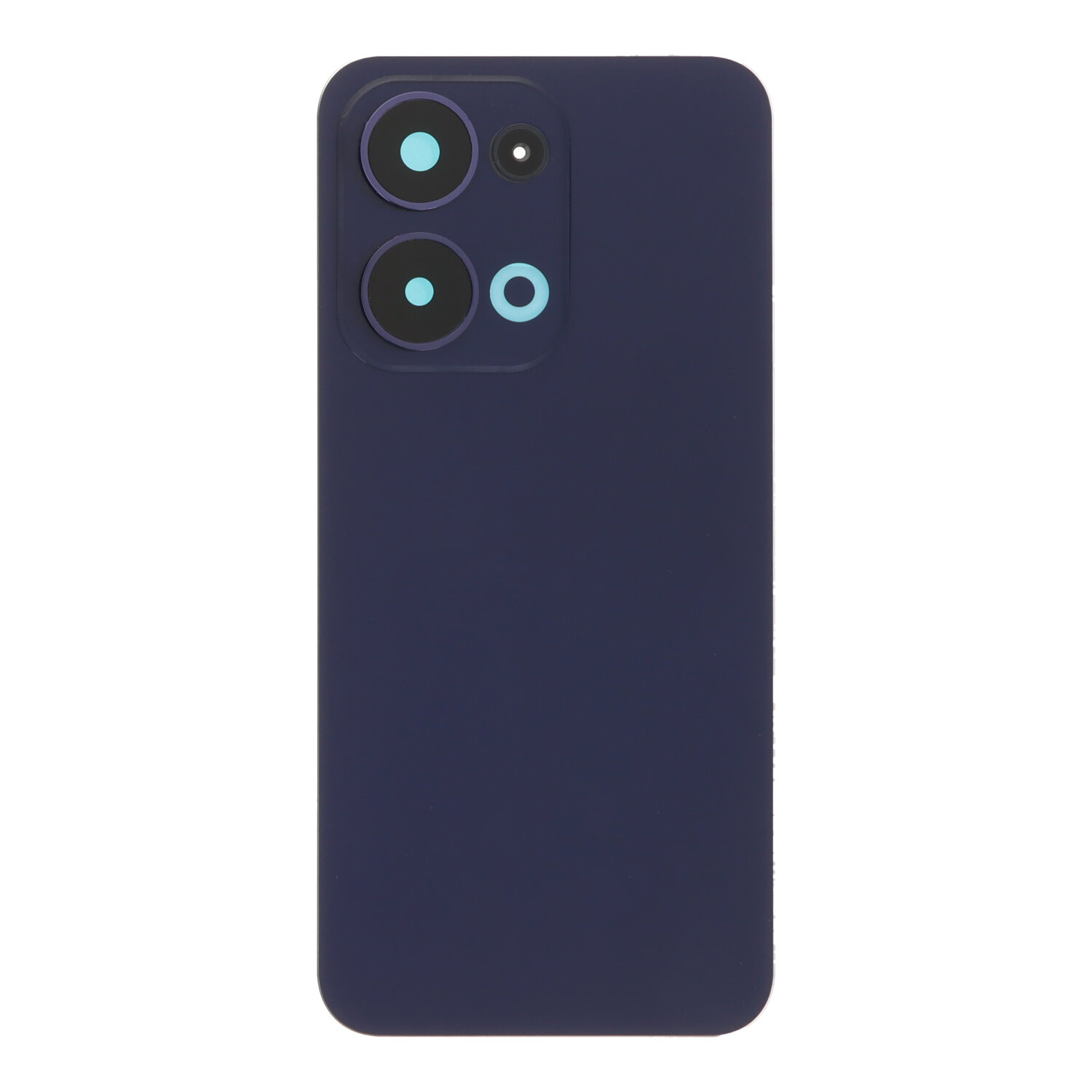 Battery Door + Battery Door Adhesive + Back Camera Lens and Bezel for Oppo Reno13 5G CPH2689 Luminous Blue OEM