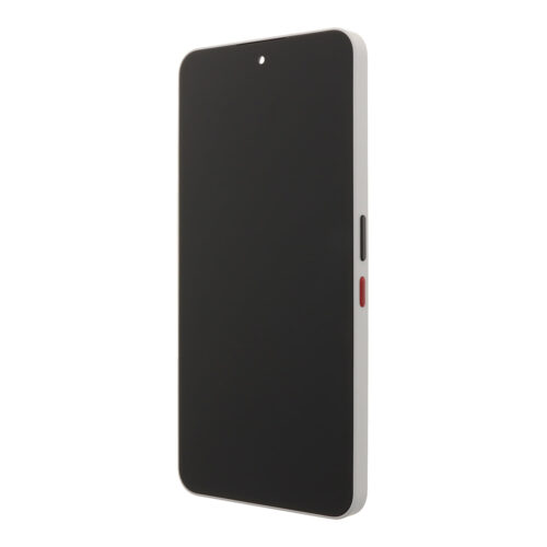 Screen Replacement With Frame for Nothing Phone 3A White Premium(Third Party Glued)