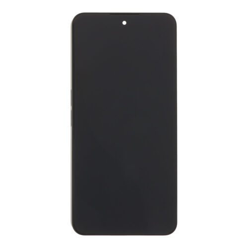 Screen Replacement With Frame for Nothing Phone 3A Black Premium(Third Party Glued)
