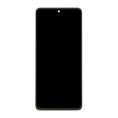 Screen Replacement With Frame for Xiaomi Poco M7 Pro 5G OLED Pale Gold HQ
