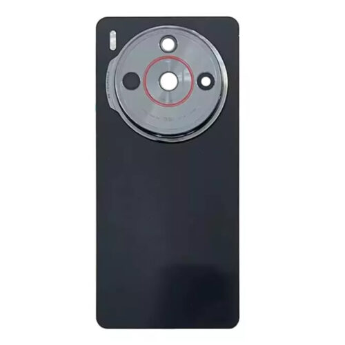 Battery Door + Battery Door Adhesive + Back Camera Lens and Bezel for ZTE nubia Z60S Pro Black Premium