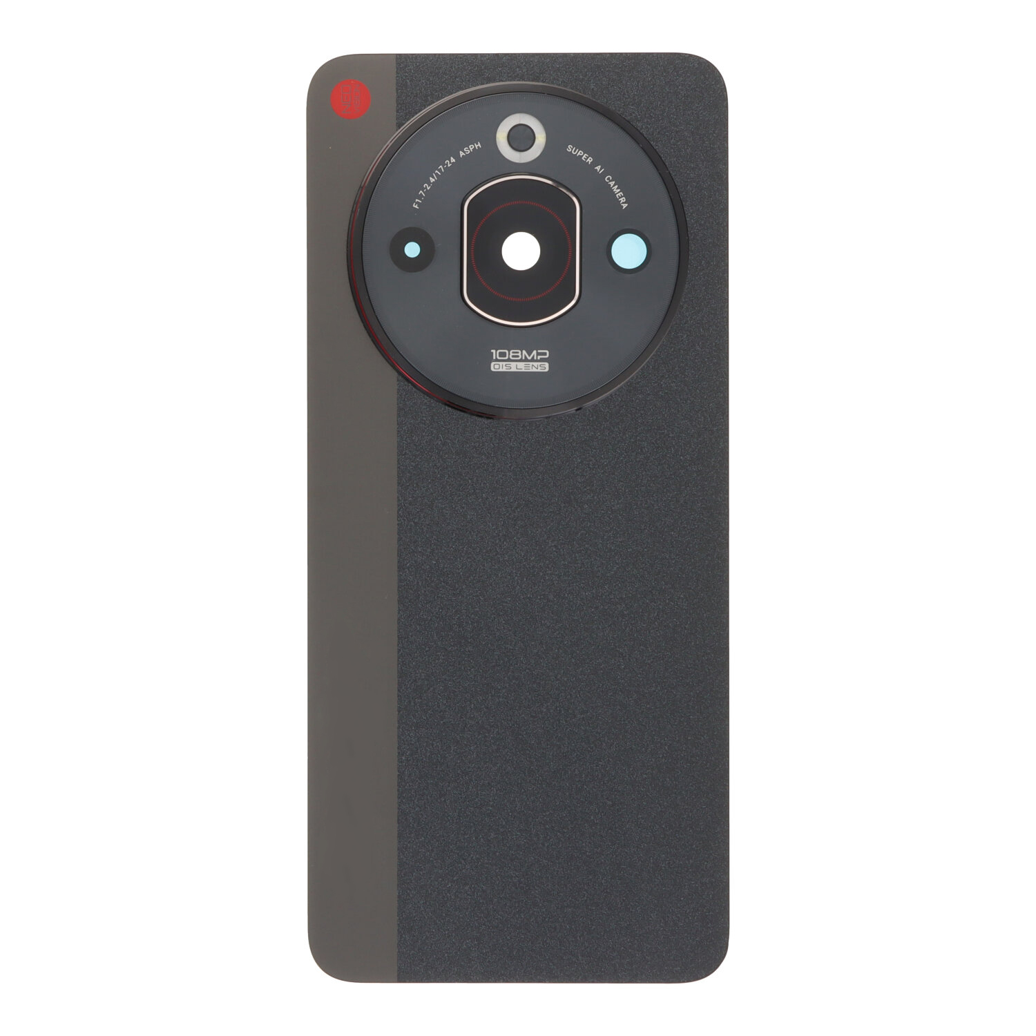 Battery Door + Battery Door Adhesive + Back Camera Lens and Bezel for ZTE nubia Focus Pro Black Premium