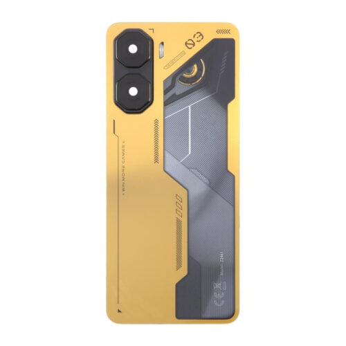 Battery Door + Battery Door Adhesive + Back Camera Lens and Bezel for ZTE nubia Neo 3 Black OEM
