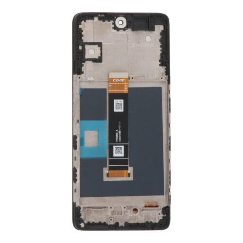 Screen Replacement With Frame for TCL 50 XL Black Premium(Third Party Glued)