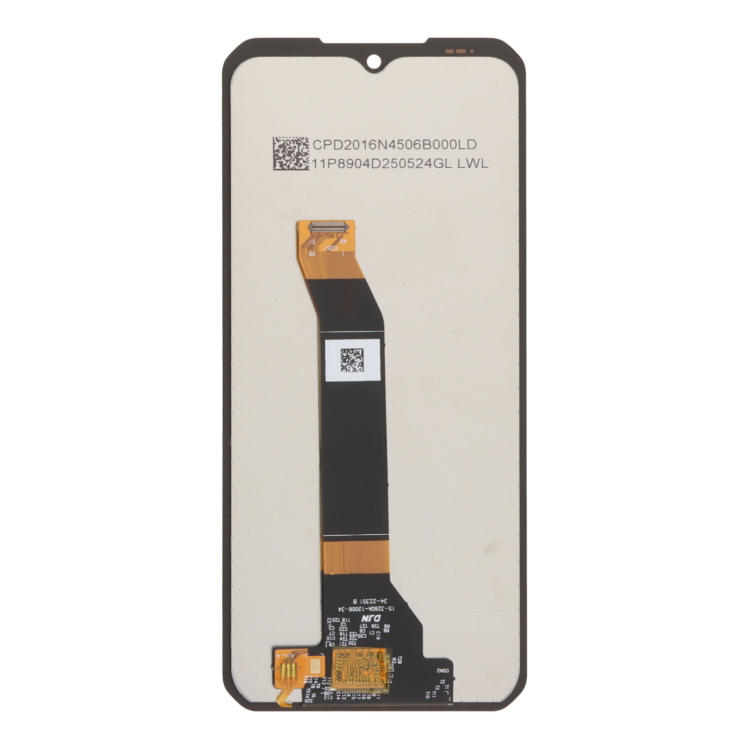Screen Replacement for Doogee V Max Plus Small Connector Black Premium