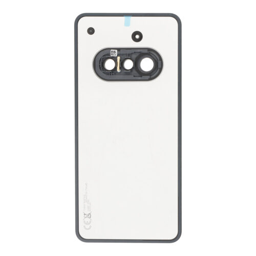 Battery Door with Adhesive and Back Camera Bezel for Nothing Phone 3A Black Premium
