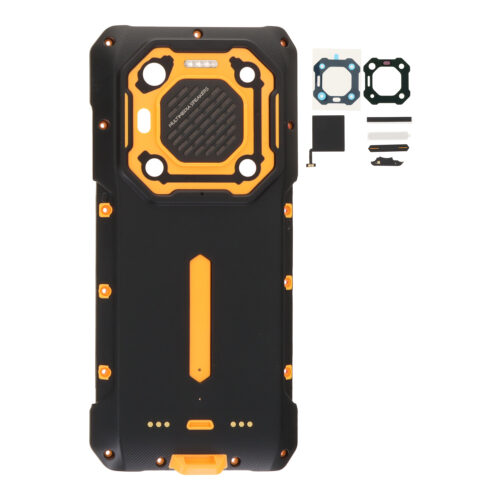 Battery Door + Back Camera Lens and Bezel for Ulefone Armor 26 Ultra Black Premium