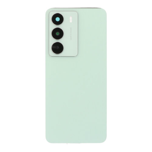 Battery Door + Battery Door Adhesive + Back Camera Lens and Bezel for Realme 14x Peridot Green Premium