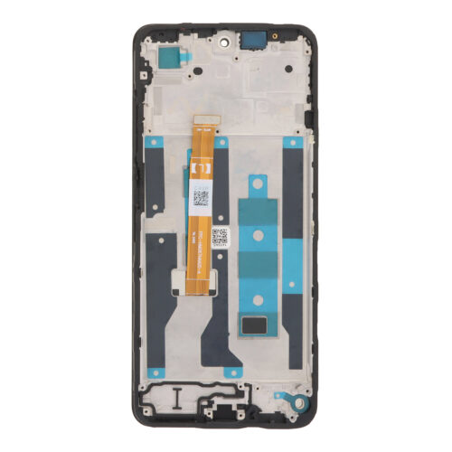 Screen Replacement With Frame for Realme 14x Black OEM