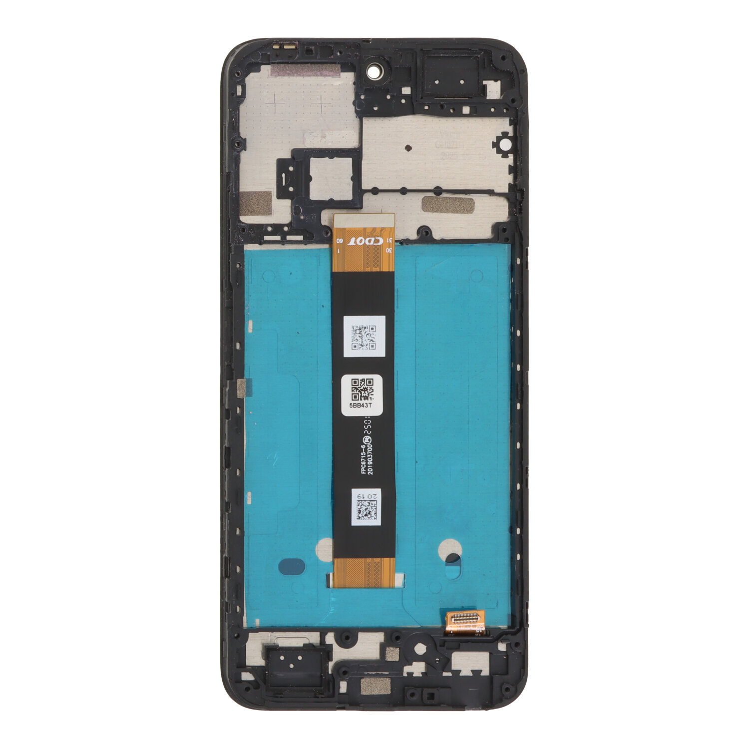 Screen Replacement With Frame for TCL 605 Black Premium(Third Party Glued)