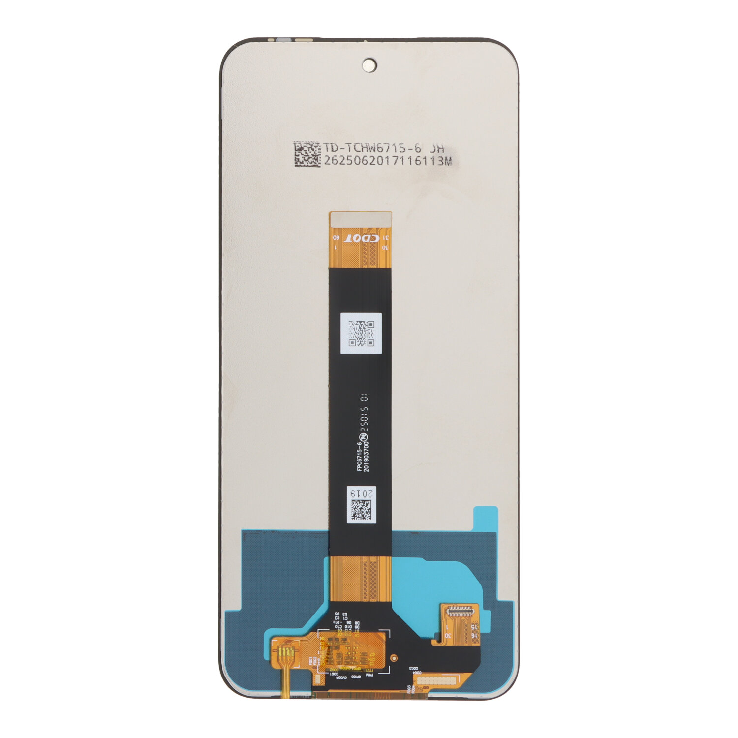 Screen Replacement for TCL 60/605 Black OEM