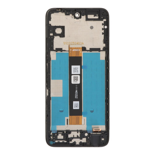 Screen Replacement With Frame for TCL 60 SE NxtPaper Glossy Black Premium(Third Party Glued)