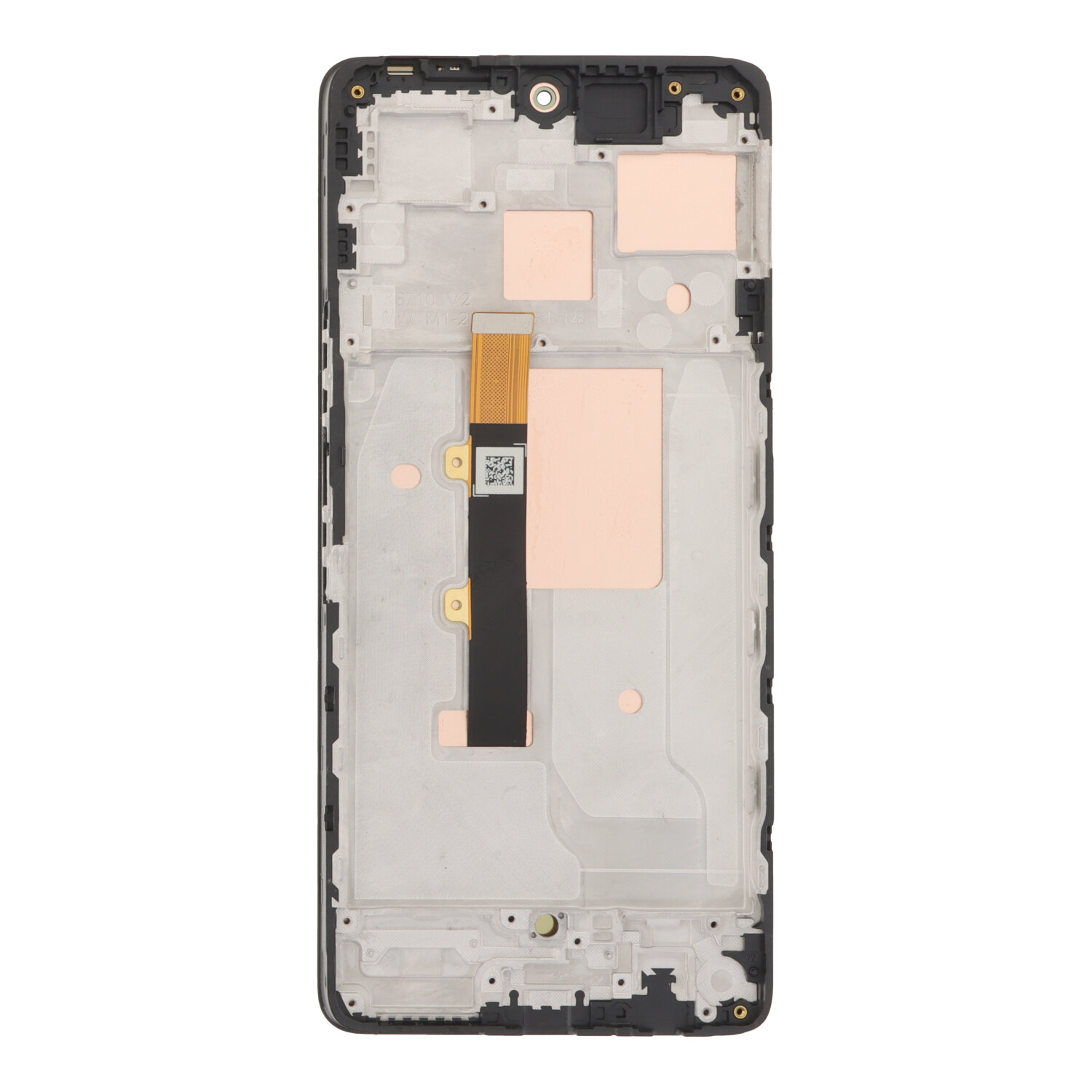 Screen Replacement With Frame for Infinix Note 30 VIP Black Premium