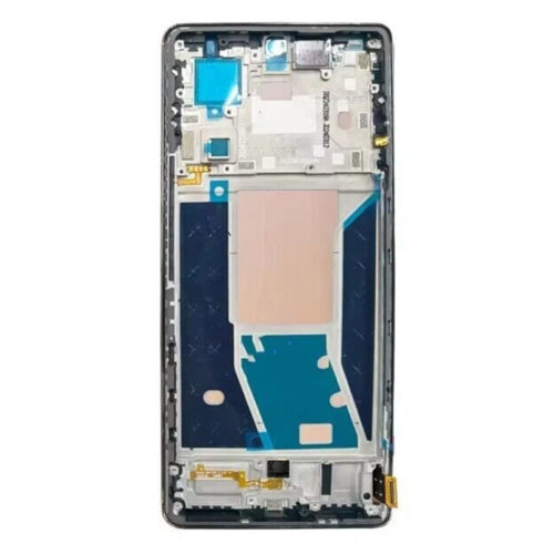 Screen Replacement With Frame for Infinix Note 40 Pro 5G Black Premium