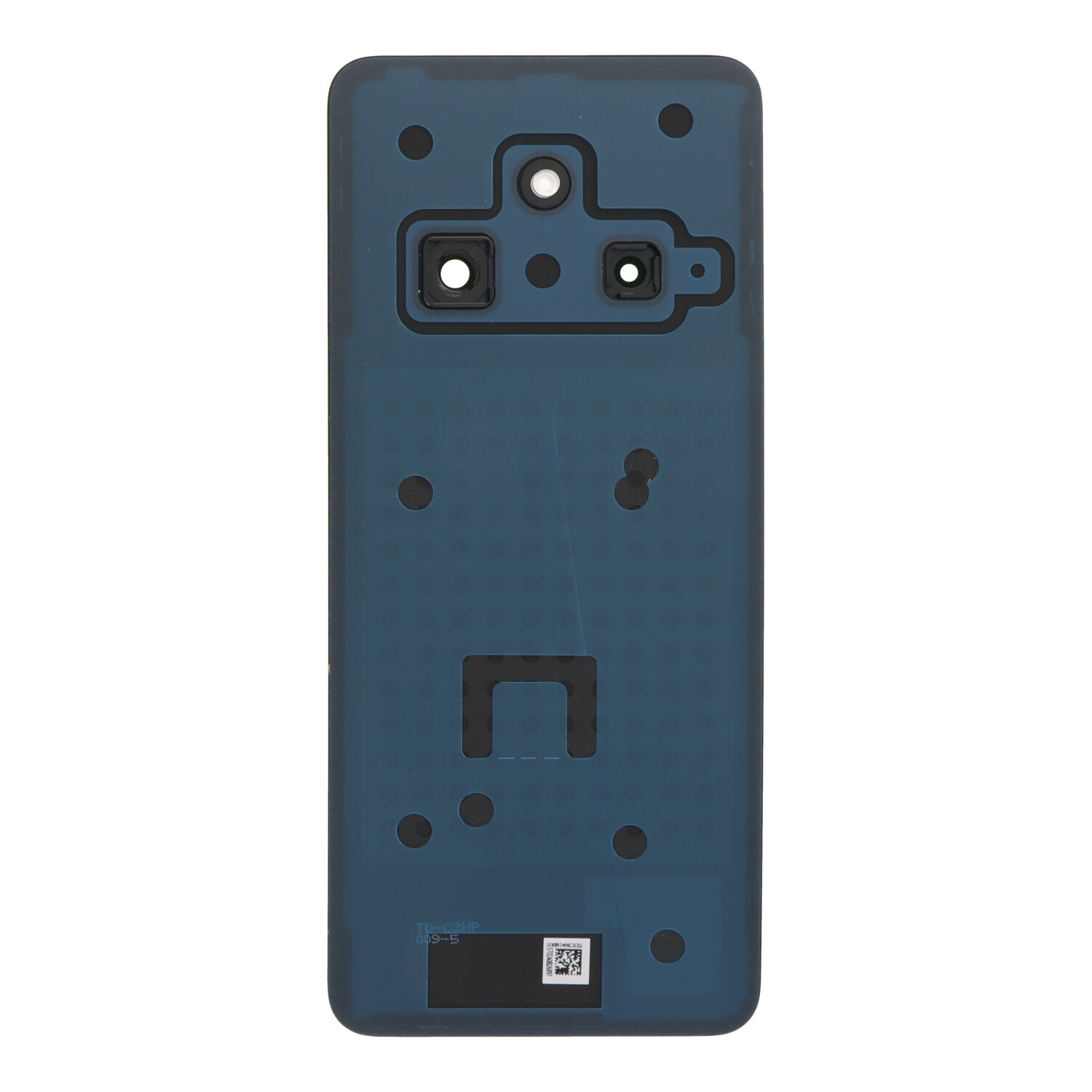 Battery Door + Battery Door Adhesive + Back Camera Lens and Bezel for Xiaomi Poco C75 Black Premium