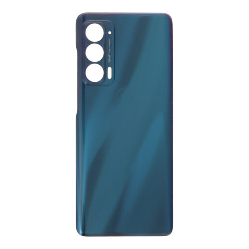 Battery Door with Adhesive for Motorola Edge 2021 Blue OEM