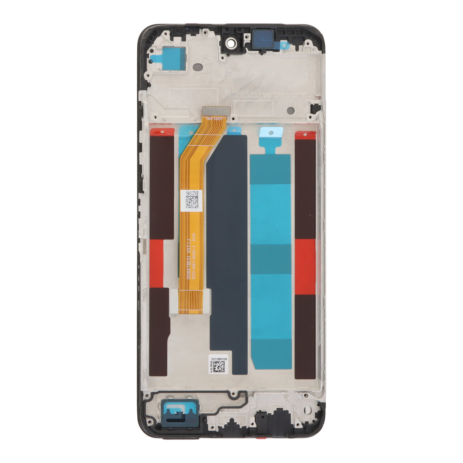 Screen Replacement With Frame for Realme C71 Black Premium(Third Party Glued)