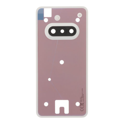 Battery Door + Battery Door Adhesive + Back Camera Lens and Bezel for Nothing Phone 3A White Premium