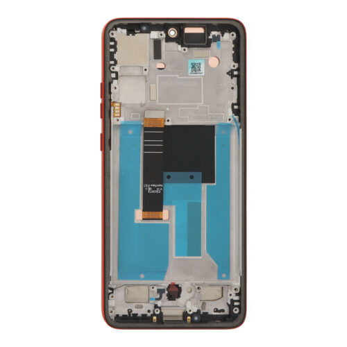 Screen Replacement With Frame for Motorola Edge 60 Neo Poinciana Premium(Third Party Glued)