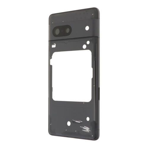 Middle Frame with Camera Lens and Bezel for Google Pixel 7 European Version Black Premium