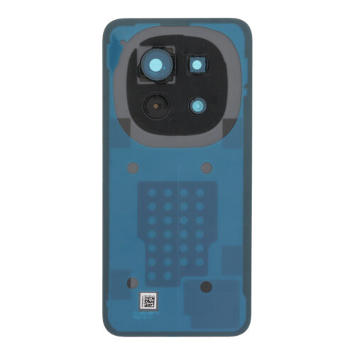 Battery Door + Battery Door Adhesive + Back Camera Lens and Bezel for Xiaomi Redmi Note 15 Pro 5G Glacier Blue Premium