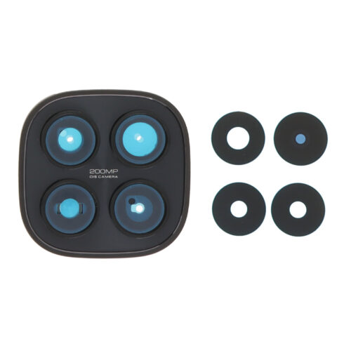 Back Camera Lens and Bezel for Xiaomi Redmi Note 15 Pro 5G Black Premium