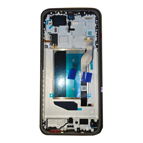 Screen Replacement With Frame for Xiaomi Redmi Note 15 Pro+ 5G Glacier Blue Premium(Third Party Glued)