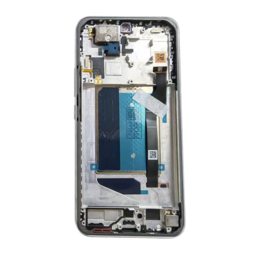 Screen Replacement With Frame for Xiaomi Poco M8 Pro 5G Silver Premium(Third Party Glued)