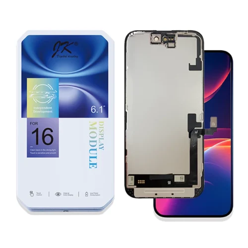 Screen Replacement for iPhone 16 Black JK Incell